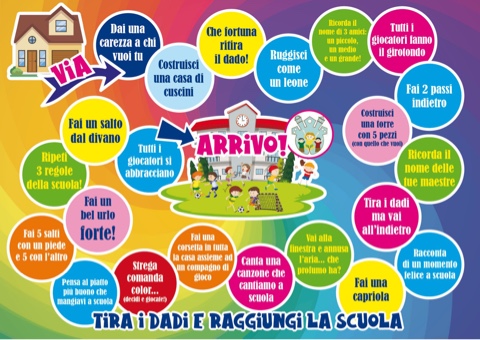 Tira i dadi e raggiungi la scuola